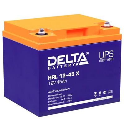 Аккумуляторная батарея Delta HRL 12-45 X