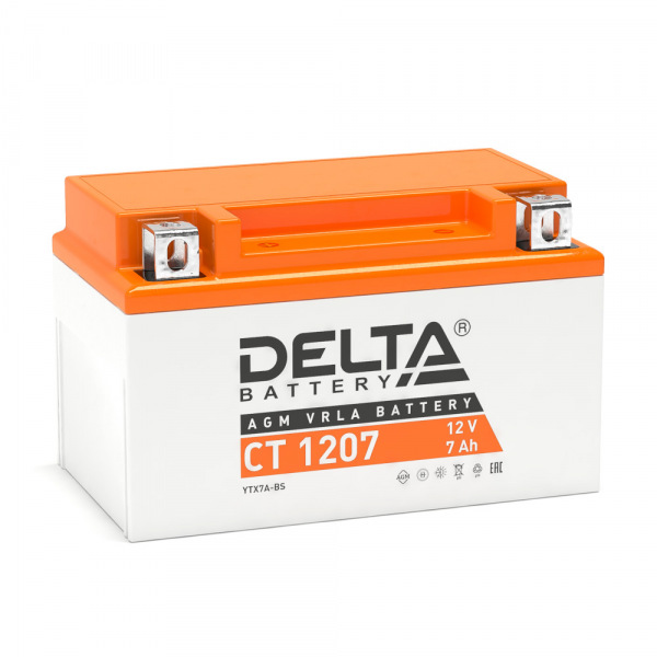 
				
				Аккумуляторная батарея Delta CT 1207
				
				